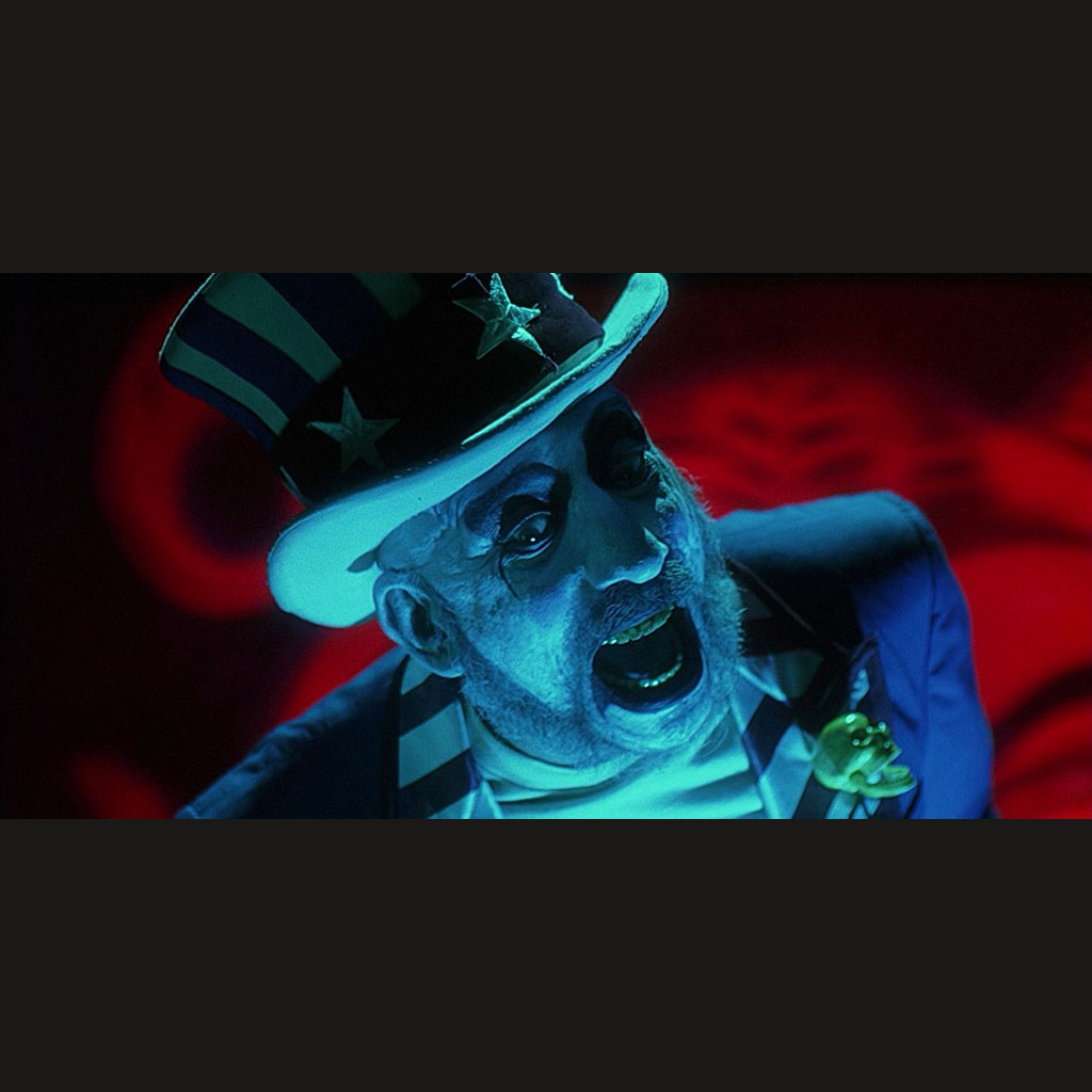Sid Haig as Captain Spaulding in House of 1,000 Corpses