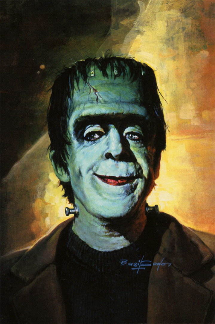 Fred Gwynne as Herman Munster in CBS's The Munsters, 1964.